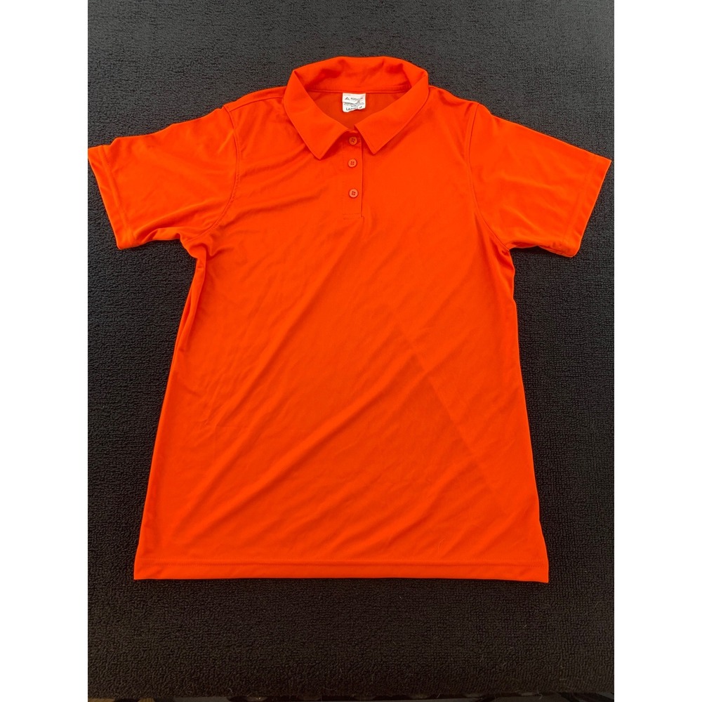 Augusta Sportswear‎ Ladies Orange Short Sleeve Polo Shirt Size M